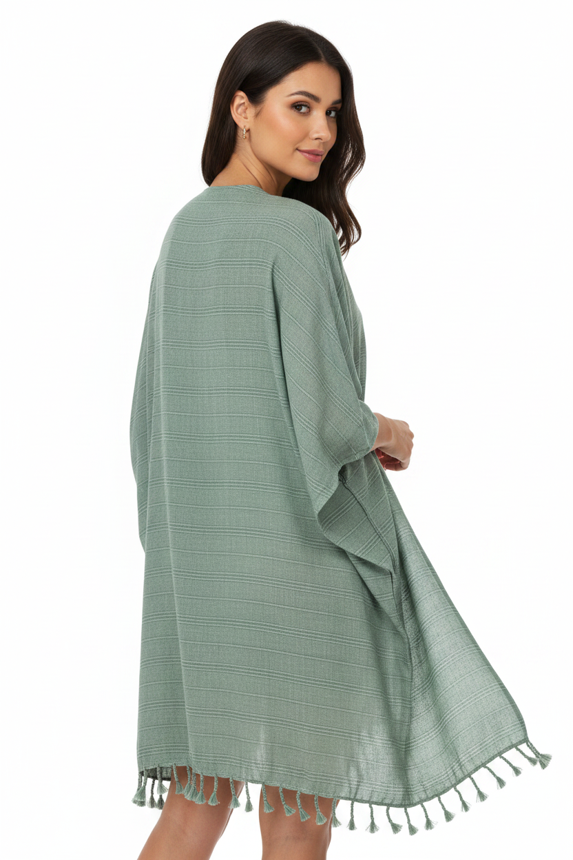 Sage Green – Image 3 – Back Over-Shoulder Pose
