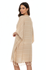 Sand Beige – Image 3 – Back Over-Shoulder Pose