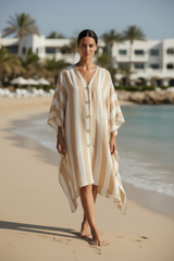 Sand Beige Kaftan
