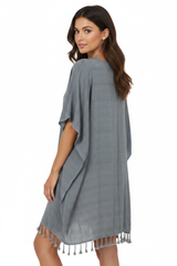 Slate Grey – Image 3 – Back Over-Shoulder Pose